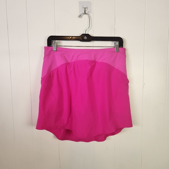 Lululemon Essential High Rise Running Skirt Long Pow Pink Size 8 Activewear Gym - Picture 6 of 13